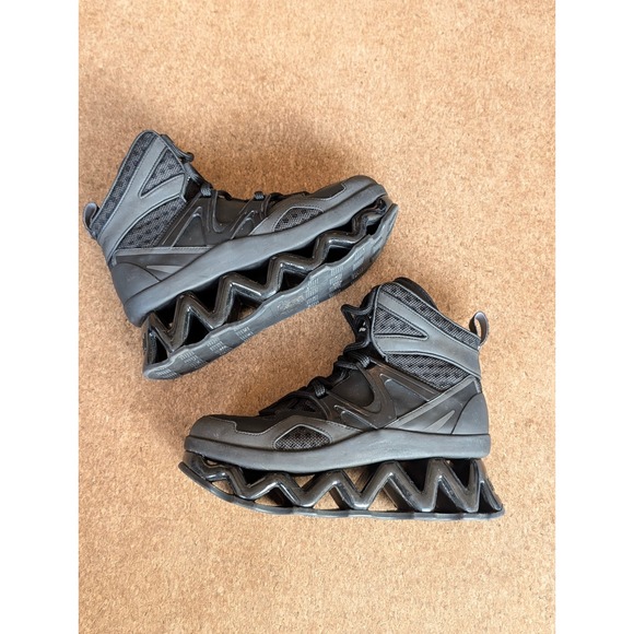 Archive Marc by Marc Jacobs Platform Sneakers Black MBMJ Zig Zag Sole High Top - Picture 5 of 10